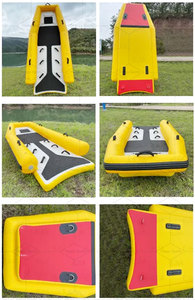 Equipo de rescate marino profesional Tablero de trineo de rescate de jet ski de surf inflable portátil con teca para salvavidas - Product Image 6