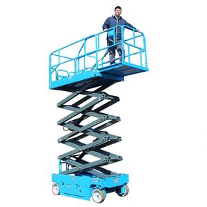 휠 타입 작업 플랫폼 200kg 230kg 450kg 자주식 공중 가위형 리프트 10m 12m 14m 리프팅 높이 - Product Image 2