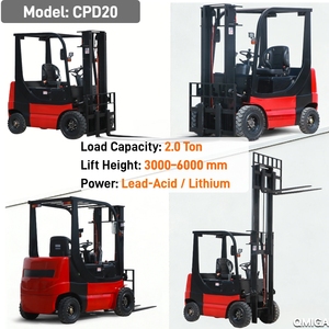 Fornitore Affidabile di Carrelli Elevatori Elettrici da 2 Tonnellate con Prezzo Diretto di Fabbrica - Product Image 2