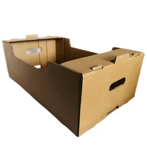 custom printed cherries tomatoes blueberries avocado packaging box cherries corrugated cardboard box fruit carton