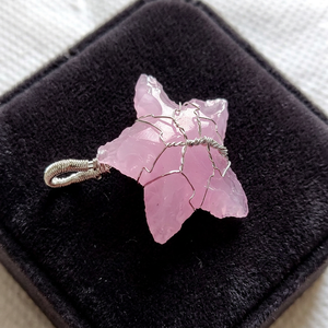 Pendentif en forme d'étoile de lune en agate, plaqué argent antique, bijoux de fête tendance unisexe - Product Image 3
