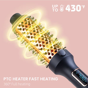 <span class=keywords><strong>Cepillo</strong></span> Profesional para Rizar el <span class=keywords><strong>Cabello</strong></span> con Pantalla LCD <span class=keywords><strong>de</strong></span> 1.5 Pulgadas, Iones Negativos, Cerámica, Calentamiento PTC <span class=keywords><strong>de</strong></span> 38 mm, Secador Térmico Eléctrico para el Hogar - Product Image 3