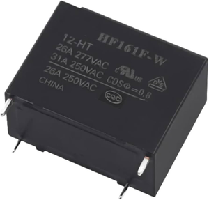 รีเลย์กำลัง HF161F-W/12-HT 2A 250VAC 3A 250VAC รีเลย์แบบขาเสียบ PCB ชิ้นส่วนควบคุมอุตสาหกรรม - Product Image 1