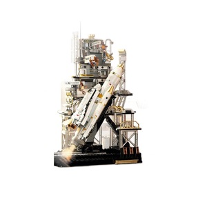 Compatible con el Nuevo Modelo de <span class=keywords><strong>Cohete</strong></span> Espacial, Avión de Control Remoto, Bloques de Construcción de Material ABS, Ensamblaje Educativo - Product Image 5