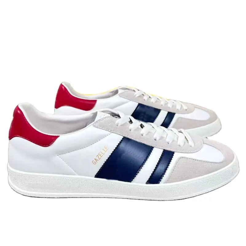 Italian luxury brand Gazelle Sneaker with G canvas Casual Shoes Trainers designer Classic Outdoor Shoe