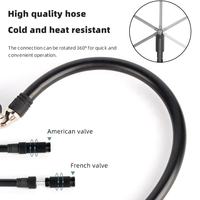 Pompe à vélo électrique numérique mini portable haute pression 320 PSI en alliage d'aluminium pour valves Schrader/Presta