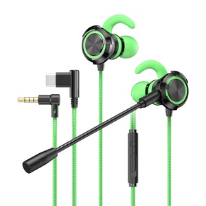 <span class=keywords><strong>Écouteurs</strong></span> filaires gaming intra-auriculaires Type-C avec transducteurs dynamiques, compatibles téléphones, pour l'écoute E-Sports et la localisation sonore, casque de jeu - Product Image 1
