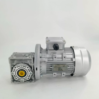 Moteur à engrenages à montage sur bride 220V/380V NMRV50, réducteur de vitesse, petite boîte de vitesses à vis sans fin pour moteur asynchrone de 0,75KW