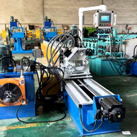 Machine de formage à froid de profilés en C à réglage rapide de la taille, hydraulique et automatique, homologuée CE, service OEM pour la construction de charpentes en acier