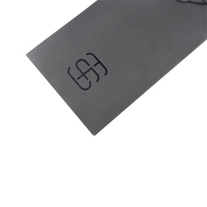 Wholesale Custom Brand Logo Black <b>Cardboard</b> Offset Paper Recycled <b>Letter</b> Envelope Shop Envelopes with Spot UV Logo Custom Size - Product Image 2