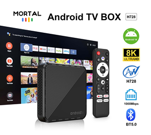 กล่องทีวีอัจฉริยะ Mortal H728 ระบบ Android 14 ชิปประมวลผล Allwinner H728 Octa Core รองรับความละเอียด 4K 60fps WiFi <span class=keywords><strong>6</strong></span> สำหรับการสตรีมมิ่ง OTT  หน่วยความจำ 2GB - Product Image 5