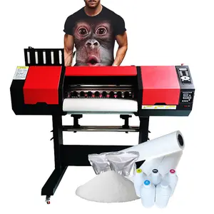 60cm a1 dtf printer printing dtf transfers designs ready to press t shirt printing machine for small business