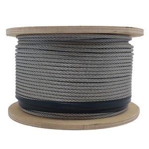 Venta Directa de Fábrica, Cable de Acero Inoxidable Hecho en China, 7x7, 1.5 mm, Acabado de Superficie BA, Doblado, Corte, Estándar ASTM, Carrete de Madera - Product Image 3