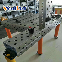 Table de soudage 3D avec roulettes, plateforme de soudage industrielle portable