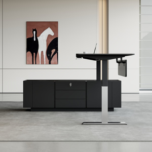 Escritorio Ejecutivo Moderno de Lujo para CEO, Escritorio Grande para Gerente, Escritorio de Computadora de Alta Gama, Muebles de Oficina con Cajonera - Product Image 3