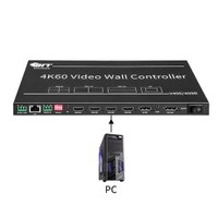 HDMI Auflösung 4 K60 Bild prozessor 2x3,3x2 LCD Multi Screen Prozessor Werbung Großbild 2x2 TV Video Wall Controller