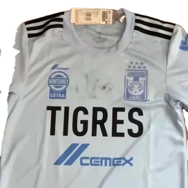 मेक्सिको क्लब टीम Camiseta डे futbol Tigres UANL दूर फुटबॉल जर्सी फुटबॉल शर्ट वर्दी खेलों टाइगर