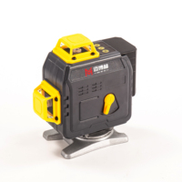 Niveau laser industriel professionnel OEM 16 lignes 4D 360 degrés à nivellement automatique Outil de construction Batterie au lithium