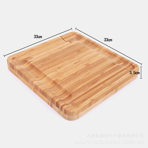 Bamboo Cheese Board <b>Set</b> With Knives <b>Square</b> Cutting Board For Serving Cheese And Snacks Durable Hand Wash Only - Product Image 5