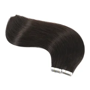 Good Quality Long Lasting Straight Unprocessed Double Drawn Virgin Remy Tape Hair Human Tape In Hair Extensions