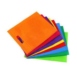 Sac Non Tissé <span class=keywords><strong>D</strong></span>écoupé en <span class=keywords><strong>D</strong></span>, Personnalisable, Promotionnel pour Courses - Product Image 2