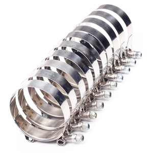 Kinglin Compatible with the <strong>Hose</strong> and Tightened with Bolts Stainless Steel T-Bolt <strong>Hose</strong> Clamp - Product Image 6