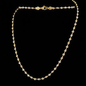 Collier avec pendentif en or jaune 18 carats et diamant de laboratoire de 14,50 g |   Collier en diamant taille brillant serti clos 5 carats |   Classique pour femmes - Product Image 1