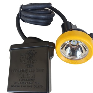<span class=keywords><strong>Casco</strong></span> DE SEGURIDAD Lámpara Minería subterránea Luz LED Recargable con cable Miners Cap Lámpara - Product Image 1