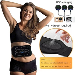 Cinturón masajeador de cintura de pulso inteligente, equipo de ejercicio físico para pérdida de peso perezosa, adelgazamiento, quema de grasa muscular Abdominal - Product Image 4