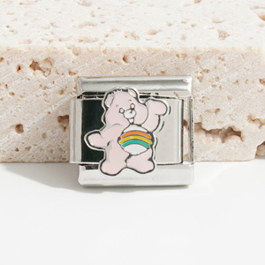 Stainless Steel DIY Modular Charm Bracelet With Hello Kitty Cartoon Charms Unisex Fashion Jewelry Gift - Product Image 3