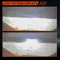 VICTIR Nouveau projecteur de voiture 130W 6000K 3,0 pouces Bi LED Laser Phare avant Installation non destructive Universel H7 H4
