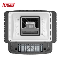 Nuevo Aire Acondicionado de Techo CNDE de Alta Calidad, 12V/24V CC, para Camiones de Trabajo Pesado, Rojo/Blanco, ABS+PC, 12 Meses de Garantía