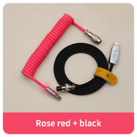 2025 câble Durable Gx16 bricolage liquide souple 3m USB câble de clavier enroulé Type C câble mécanique en Silicone doux au toucher
