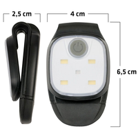 Mini LED-Klemmleuchte 6000K Tageslicht USB-Aufladbare Sporttaschenlampe für Outdoor-Aktivitäten
