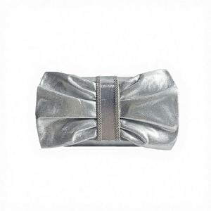 Hotselling Trendy New Dumplingshaped Doublesided Handheld Bag with <b>Large</b> and Small Square Diamonds for Parties - Product Image 2