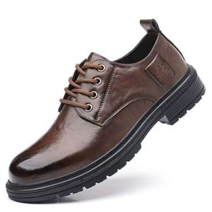 Zapatos Formales de Negocios de Lujo Hechos a Mano en Cuero Suave y Cómodo de Estilo Italiano, Zapatos de Boda de Alta Calidad, Tendencia de Moda, Flexibles - Product Image 4
