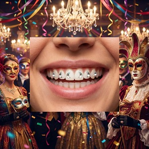 Pierres précieuses pour dents ZZSU - 6 cristaux SWARO en forme de lune, modèle SD-WE55S pour la décoration intérieure - Product Image 4