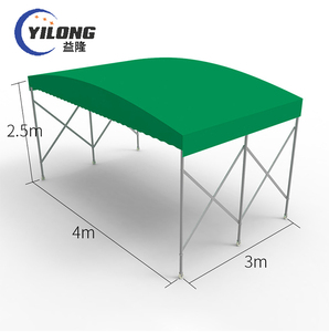 Toile de couverture personnalisée cadres en acier galvanisé tunnels en toile rétractables - Product Image 5