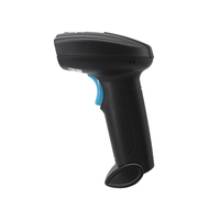 Escáner de código QR 1D 2D de mano, pistola de escaneo de código de barras, escáner inalámbrico de código de barras POS, U-2W
