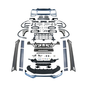Para <span class=keywords><strong>Porsche</strong></span> <span class=keywords><strong>Cayenne</strong></span> 2011 2012 2013 <span class=keywords><strong>2014</strong></span> 958.1 (de modelo antiguo a nuevo 9Y0.1 <span class=keywords><strong>GTS</strong></span>): Parachoques delantero, pasos de rueda, paneles de puerta, labio trasero y labio delantero TKT - Product Image 2