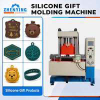 Machine de formage de produits en silicone sous vide Zhenying Intelligent PLC à commande tactile 100T pour la production de coques de protection en silicone