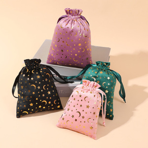Bolsa de Almacenamiento de Lujo con Cordón, Diseño de Estrellas y <span class=keywords><strong>Luna</strong></span>, para el Festival del Medio Oriente, Nueva, Importada, de Primera Calidad - Product Image 2