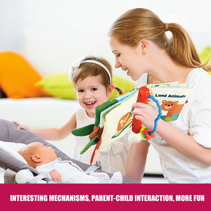 Livres <span class=keywords><strong>en</strong></span> <span class=keywords><strong>Tissu</strong></span> Éducatifs Personnalisés pour Bébé, Mes Premiers Livres de 6 Pages pour Tout-Petits, Jouets Pédagogiques Anglais, Livres d'Apprentissage Précoce Souples - Product Image 4