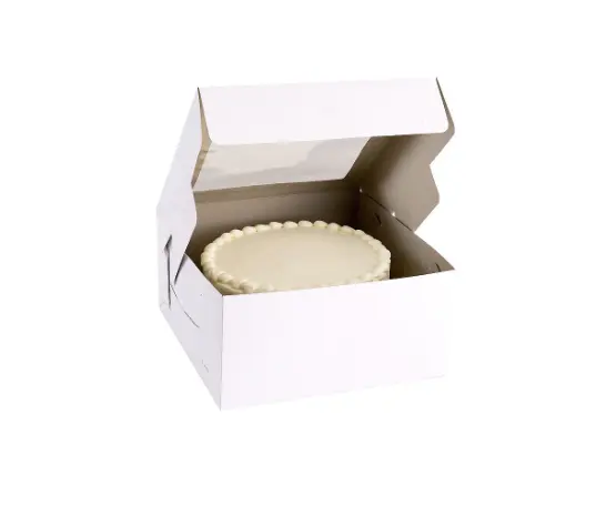 White Cake Box Bakery Box 5'' x 5''x 2.5''