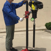Appareil de forage d'échantillonnage d'exploration de 30 mètres, appareil de forage portable à dos d'exploration géologique