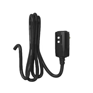 15 Amp 120V Auto Reset 2 Pin extension cord UL listed outdoor waterproof US gfci plugs for pressure washer