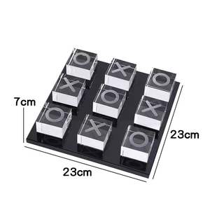 Échiquier en acrylique transparent personnalisé <span class=keywords><strong>XO</strong></span> pour la maison - Product Image 5