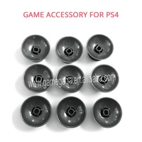 Manette de jeu en plastique noire en gros avec capteur analogique, capuchon de joystick en forme de champignon et poignée de maintien pour manette