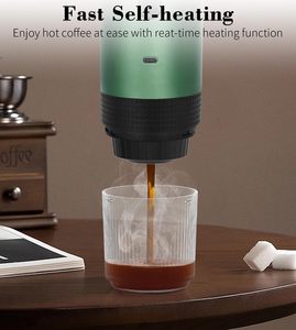 Cafetera Portátil Mini, Cafetera Espresso Portátil Compatible con Varias Cápsulas y Café en Polvo - Product Image 2
