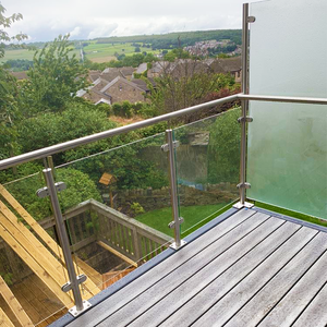 304 316 terrasse balcon en verre trempé <span class=keywords><strong>escalier</strong></span> marches en acier inoxydable verre <span class=keywords><strong>escalier</strong></span> garde-corps pour <span class=keywords><strong>escalier</strong></span> - Product Image 4